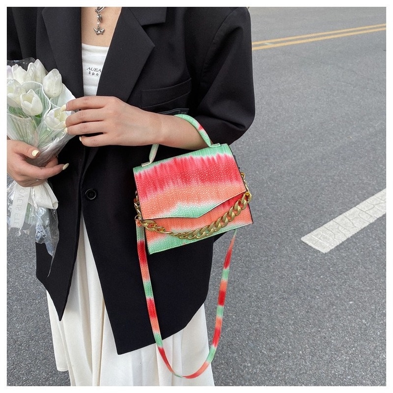 One Túi Đeo Chéo Hình Vuông Nhỏ Màu Gradient Phong Cách Hàn Quốc Đơn Giản NB00081