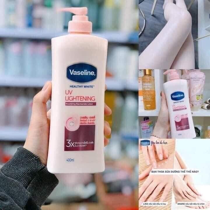 Kem dưỡng thể Vaseline UV Extra Brightening 10x