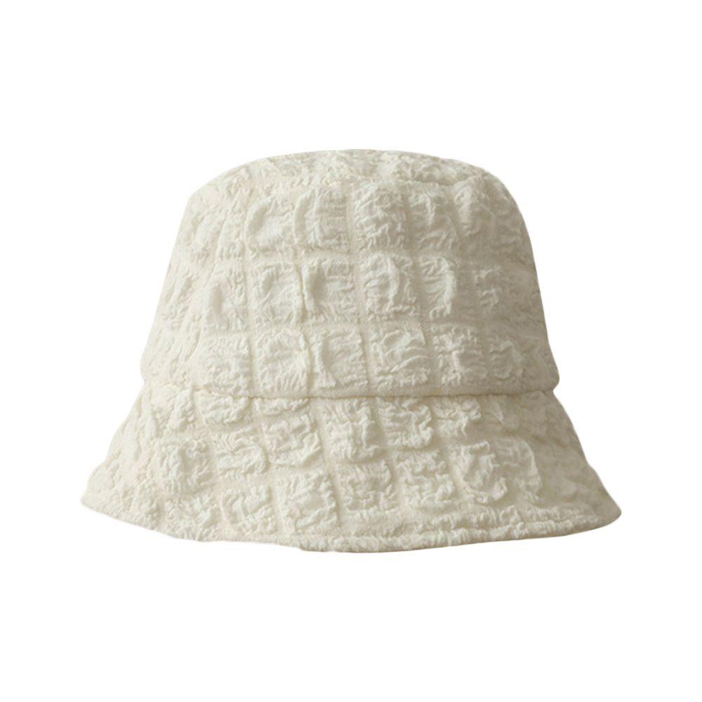 Nón Bucket Chất Cotton Màu Sắc Tinh Khiết Thiết Kế Unisex