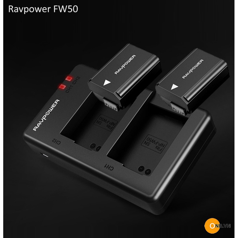 Sale Pin Ravpower FW50 cho Sony Alpha BH 3T
