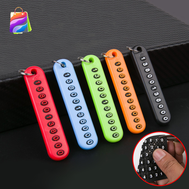 Móc Khóa Có Thẻ Số Điện Thoại Chống Thất Lạc Chất Lượng Cao Tiện Dụng
