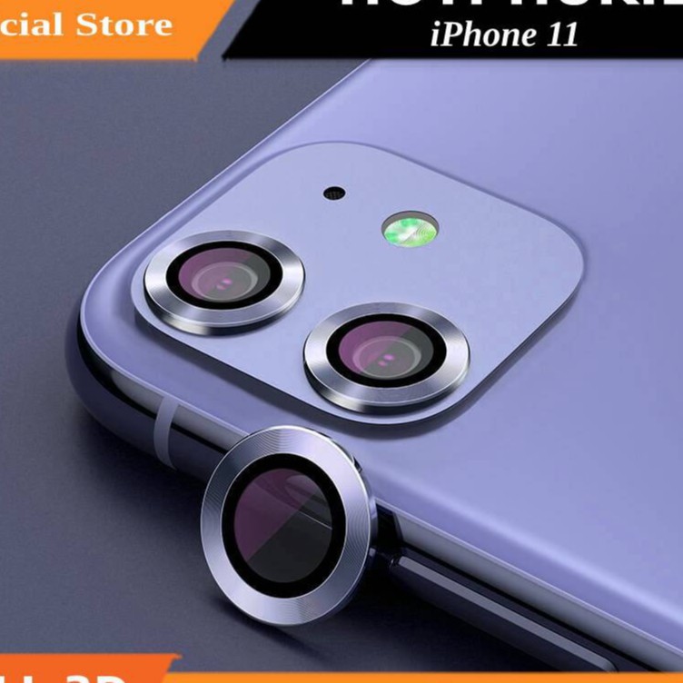 Bộ dán bảo vệ Camera iPhone 11 ống kính rời chính hãng Kuzoom