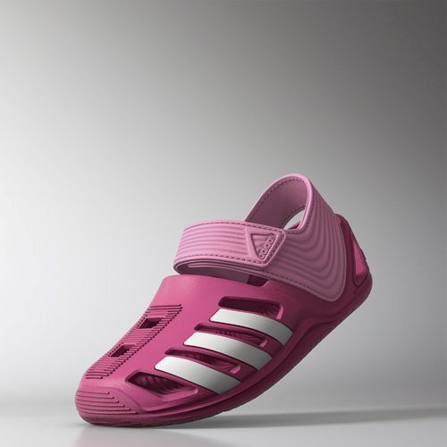 Xăng đan Adidas hồng cho bé gái