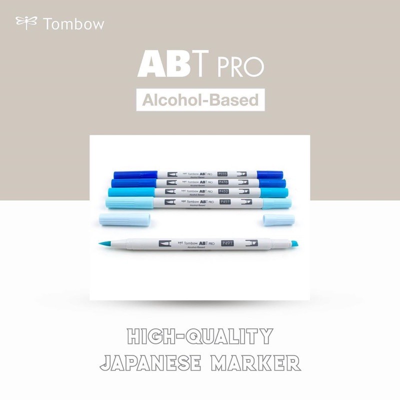 [DA ĐEN] Bút Marker Tombow ABT Pro Bộ 6/12 Màu