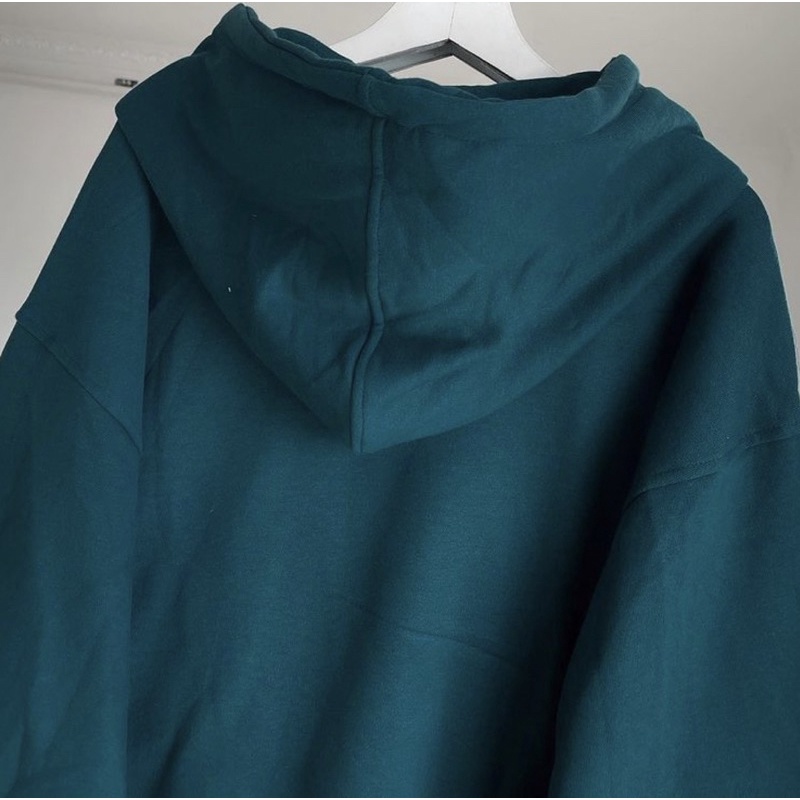 Áo Hoodie Chanyoo Nỉ Mũ 2 Lớp Form Unisex Nam Nữ Màu Xanh Độc Lạ ( Kèm Ảnh Thật)