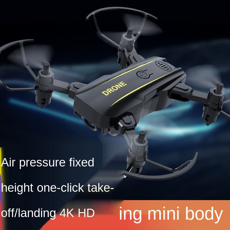 ❉✑Mini Drone HD Chuyên nghiệp Xe hơi 4K Điều khiển từ xa Máy bay trực thăng Mô hình Đồ chơi Học sinh tiểu