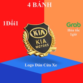 Logo bông lúa đủ thương hiệu xe giá bộ 2 chiếc trang trí ô tô xe máy