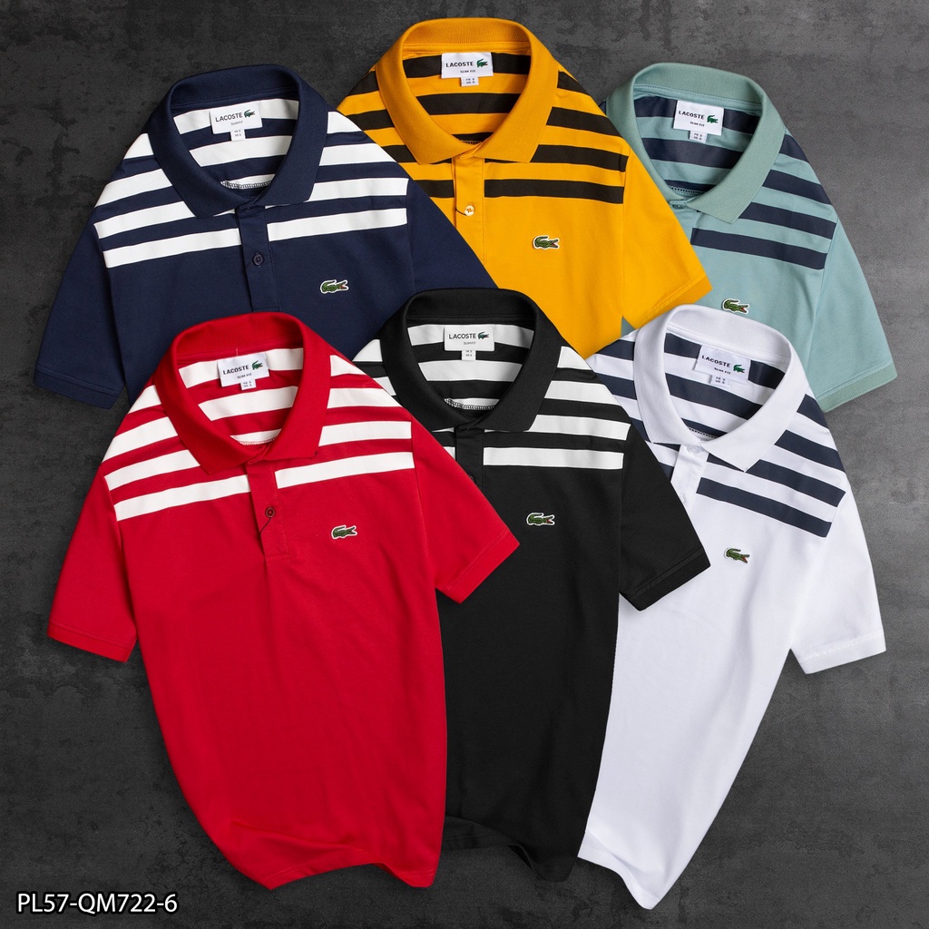 ÁO THUN TN POLO La.cos.te (PL57) Cá sấu cotton 4 chiều - THỜI TRANG NAM VNXK