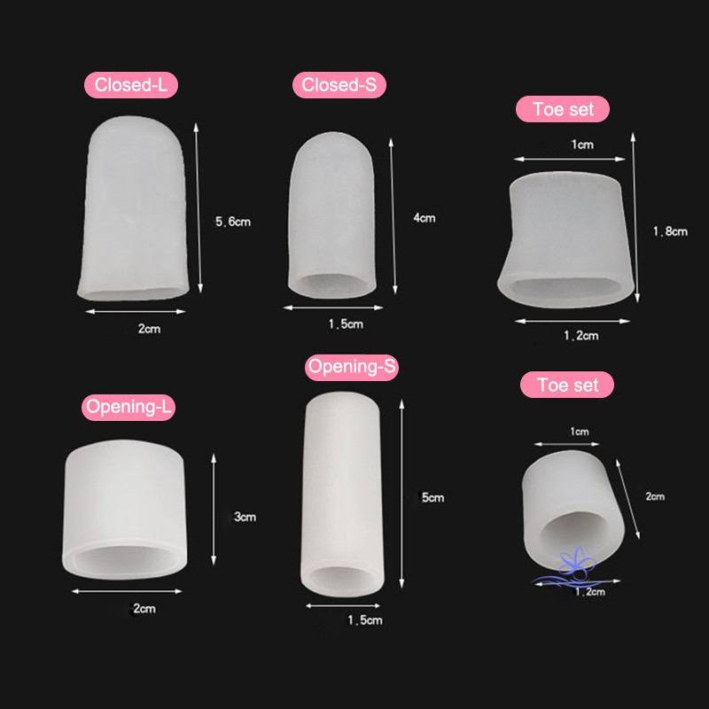 Bọc silicon bảo vệ tách đầu ngón chân tiện dụng chất lượng cao