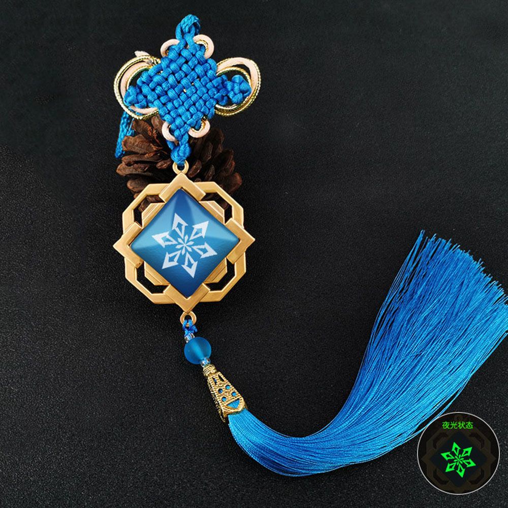Móc Khóa Kim Loại Dây Anime Genshin Impact Venti Paimon Móc Chìa Khóa Nam Diluc Klee Đeo Túi Dễ Thương Cho Nữ Quà Tặng