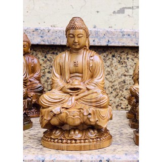 Tượng phật A Di Đà tọa đài sen