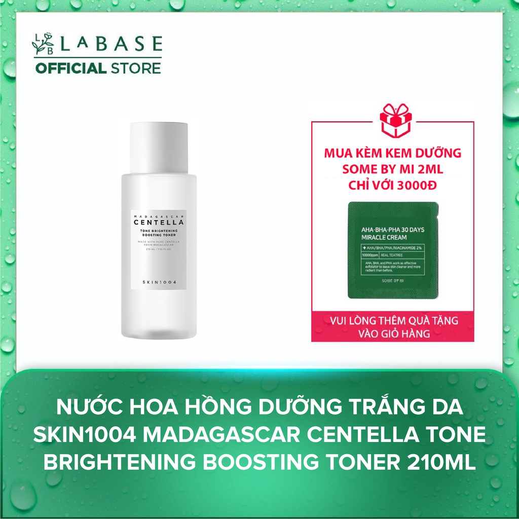 Nước hoa hồng dưỡng trắng da Skin1004 Madagascar Centella Tone Brightening Boosting Toner 210ml - Hàng Nhập Khẩu (1165)