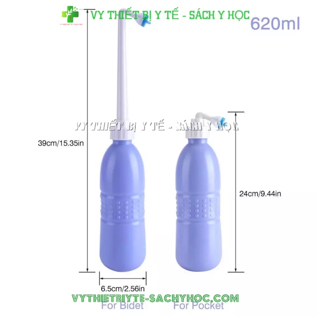 Bình Xịt Enema Chai Xịt Rửa Vệ Sinh tự động, Bơm Tay tạo áp lực Vòi Phun,Đi Kèm đầu 6 lỗ có thể điều chỉnh dài ngắn