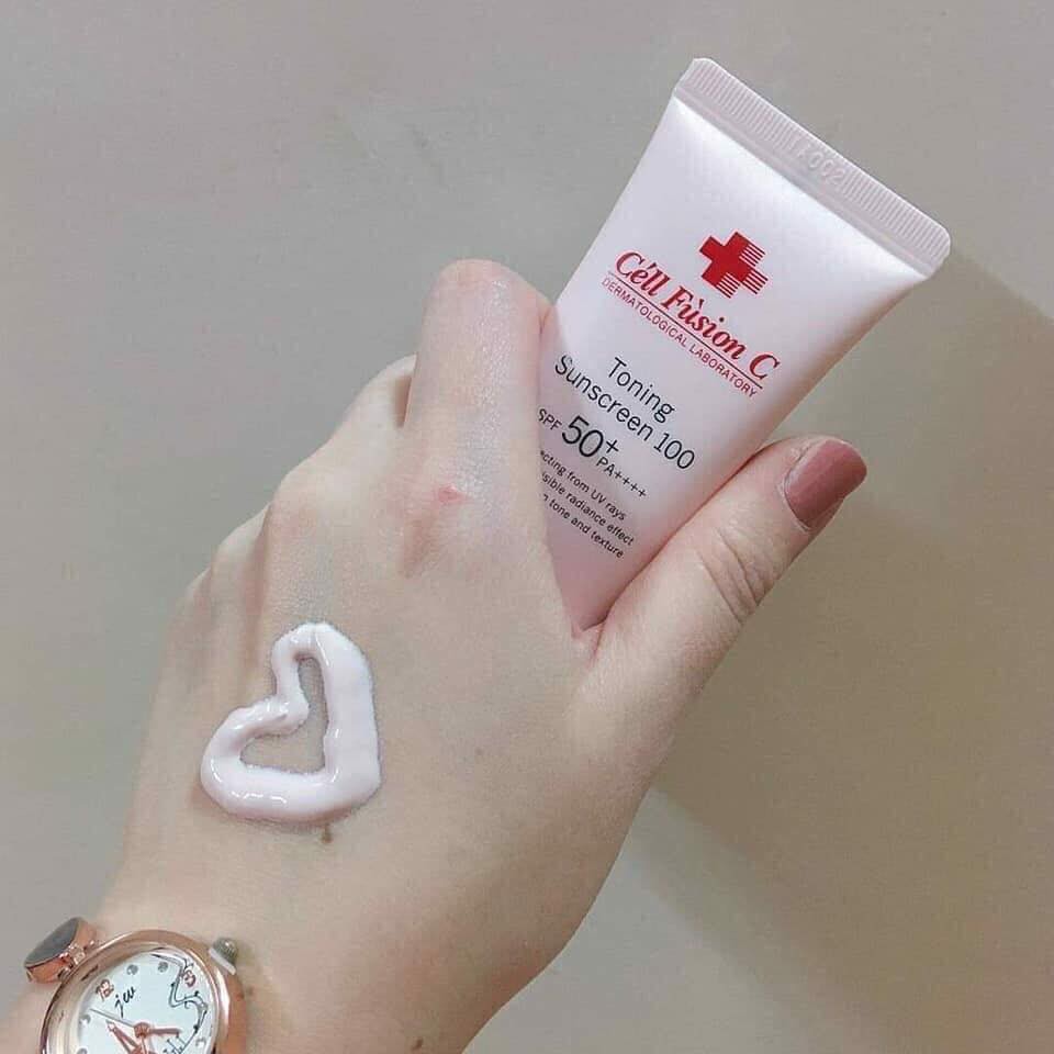 Kem chống nắng Cell fusion C hồng spf 50+ PA++++ | BigBuy360 - bigbuy360.vn