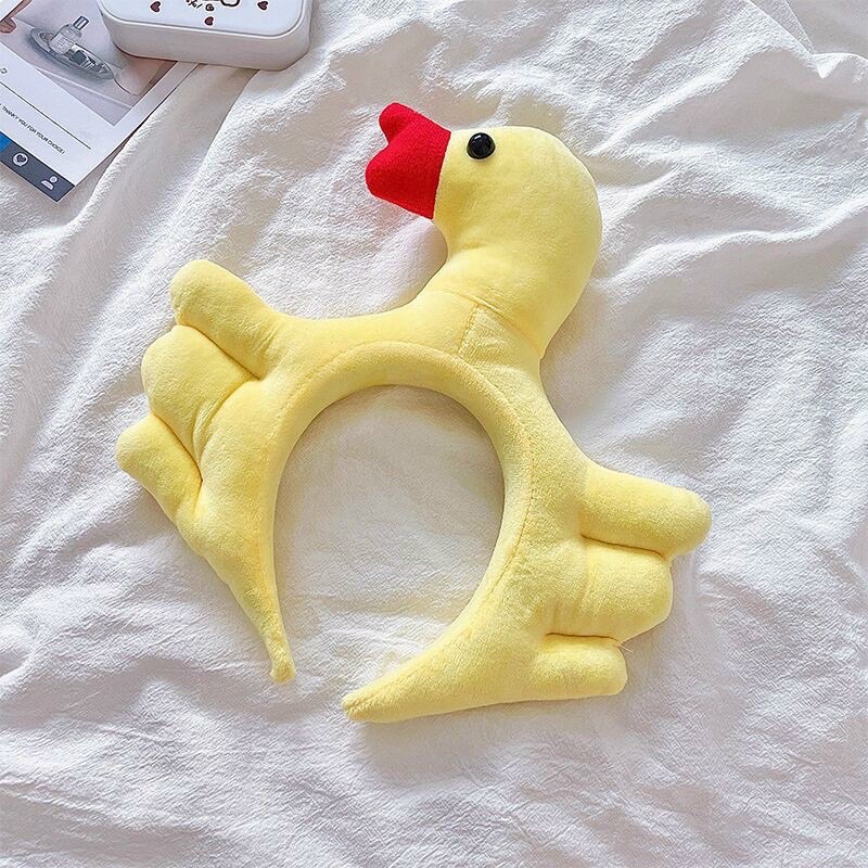 Băng đô cài tóc vịt bay vàng mịn phong cách hàn quốc