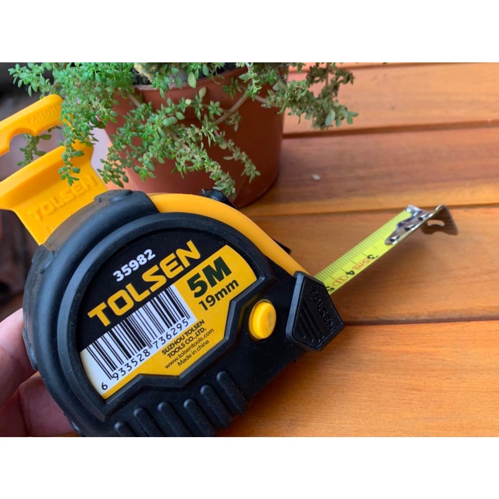 THƯỚC CUỘN 3m x 16mm, 5m x 19mm, 8m x 25mm TOLSEN 35981, 35982, 35984 - HÀNG CHÍNH HÃNG