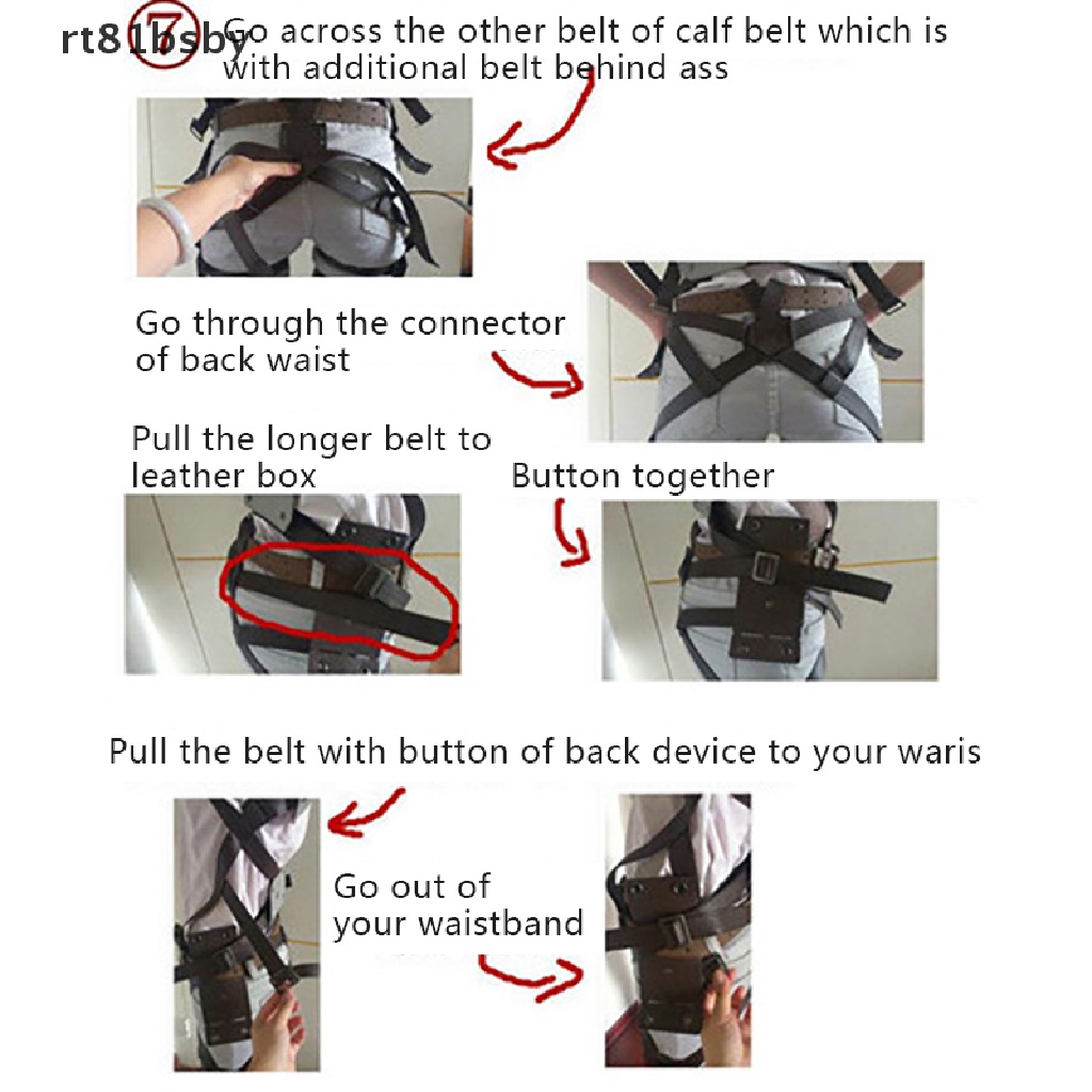 [rt81bsby] Cosplay Costume Adjustable Belts and skirt For Attack On Titan Japanese Anime . | BigBuy360 - bigbuy360.vn