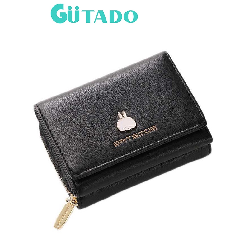 Ví nữ ngắn mini cầm tay BATSIOE nhỏ gọn nhiều ngăn đựng tiền dễ thương da cao cấp cực đẹp giá rẻ BS03 - GUTADO