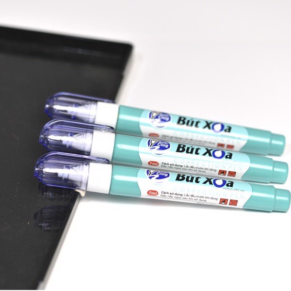 Bút xóa nước Thiên Long dung tích 12ml/ 7ml mực xóa nhanh khô cho học sinh, văn phòng