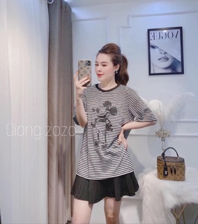 ÁO THUN NỮ MK KẺ NGANG SIÊU HOT