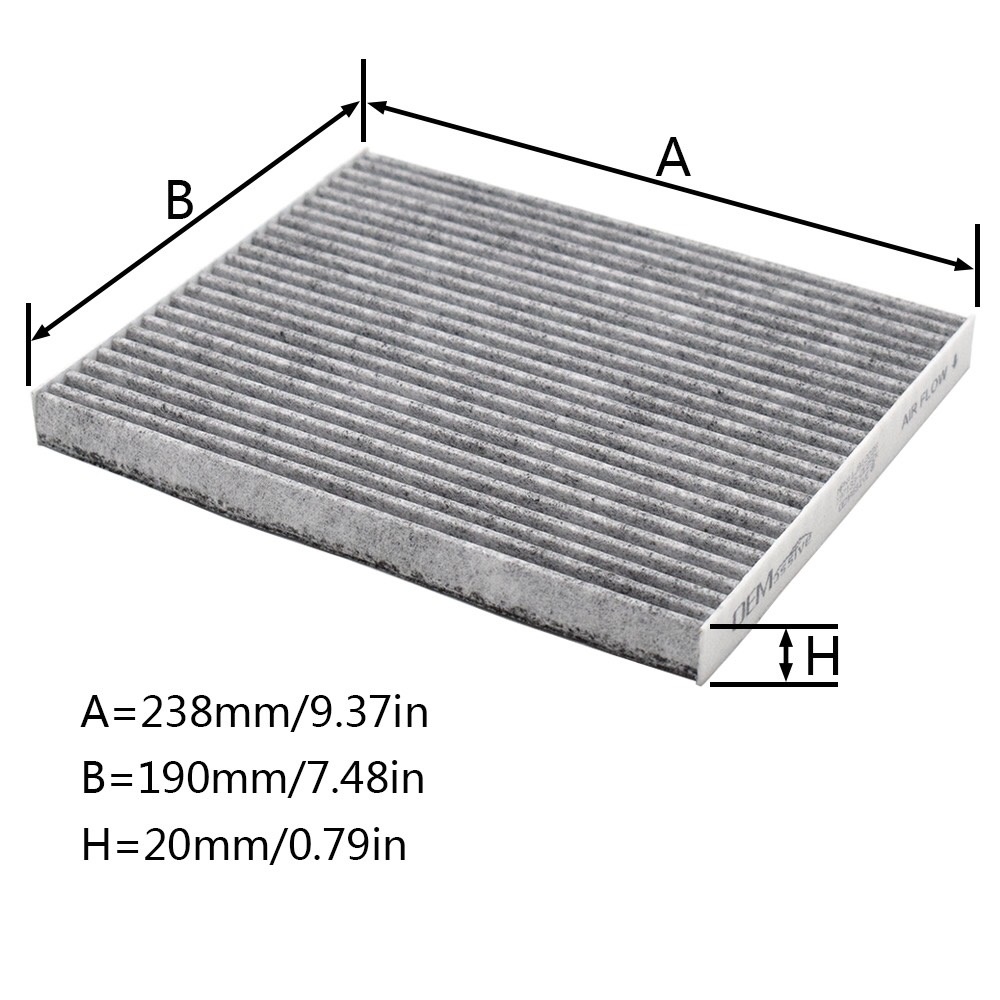 Lọc gió điều hòa than hoạt tính Huyndai/Kia K3, Tucson, Verna, Accent, Blue, Cerato, Elantra Lọc gió máy lạnh97133-2E250