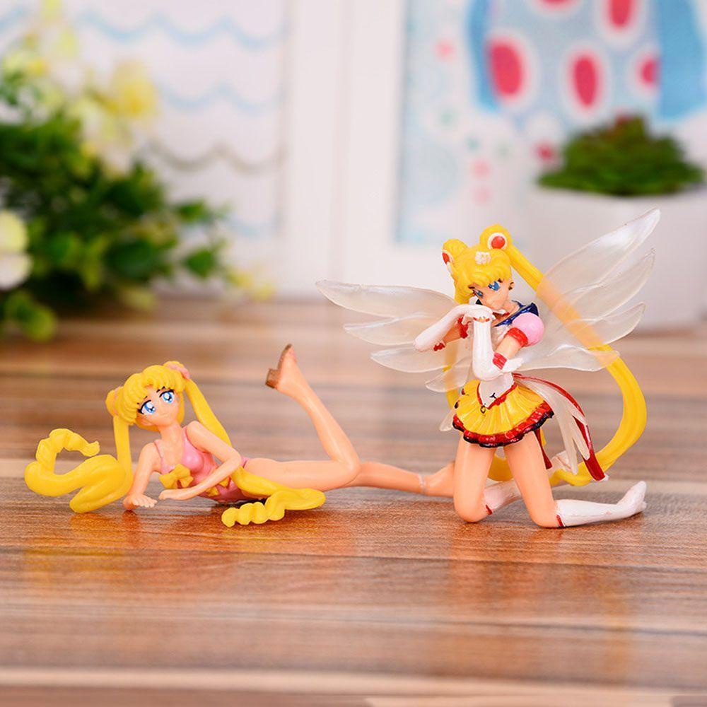 Mô Hình Nhân Vật Thủy Thủ Mặt Trăng Bằng PVC Tsukino Usagi REBUY1