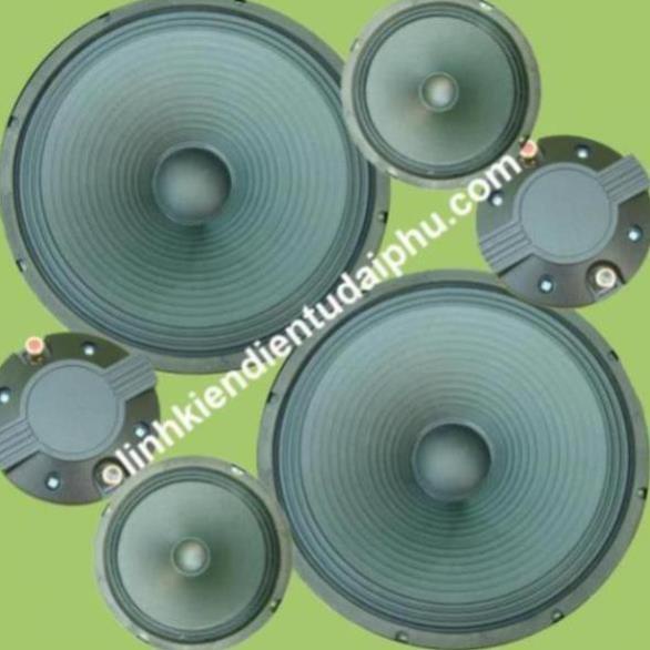 Combo loa 4 tấc đôi 2 bass 2 trung 2 treble cho mạch loa kéo chạy FET 200W - 300W