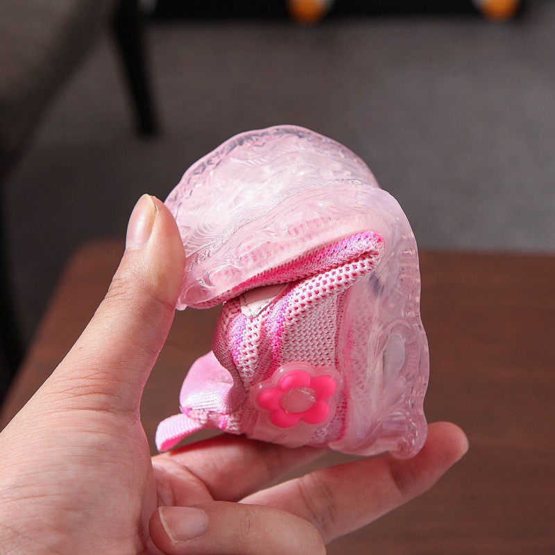 SUGE Giày Công Chúa Có Đèn Phát Sáng Dễ Thương Cho Bé Gái Size 21-30