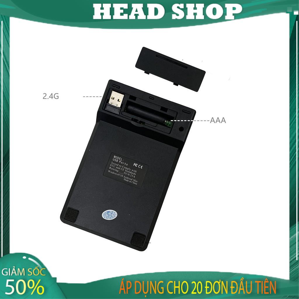 Bàn phím số rời không dây Wireless 2.4 GHz cho Laptop Máy tính Numpad K07 HEAD SHOP