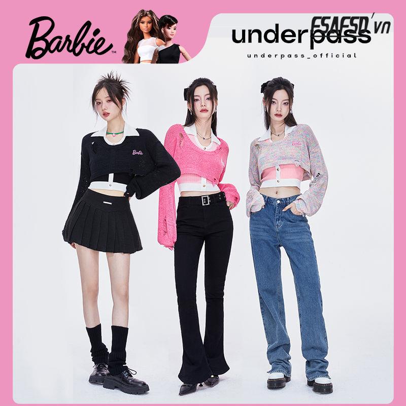 Áo Khoác Len Dệt Kim Hai Mảnh Dáng Ngắn Thời Trang