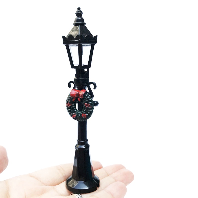 Mô Hình Đèn Đường Mini Trang Trí Giáng Sinh
