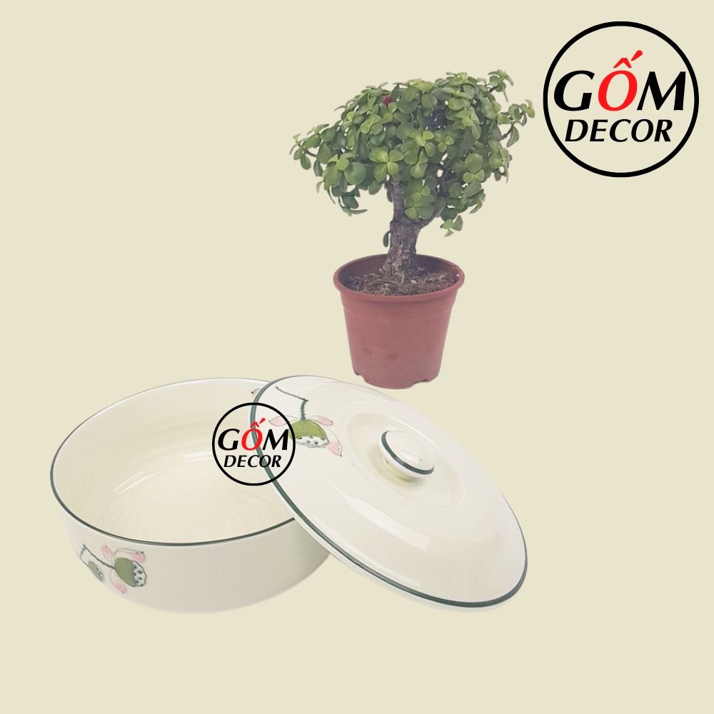 Âu cơm Bát Tràng men kem cao cấp nhiều mẫu đẹp