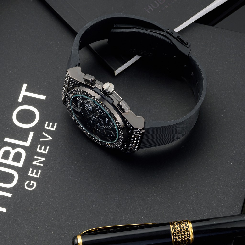 Đồng hồ nam nữ Hublot - đồng hồ unisex cặp đôi dây cao su có bảo hành 12tháng - emnhung447 | BigBuy360 - bigbuy360.vn