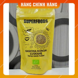 Hàng chính hãng - Hạt gai hữu cơ đã tách vỏ Bio Planete 200g