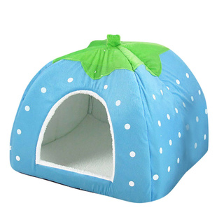 Nhà Cho Chó, Nhà Hình Dâu Tây Nhà Cho Mèo Sóng Điểm Sóng Nhà Cho Chó Nhà Cho Mèo Nhà Cho Thú Cưng nệm cho chó-168