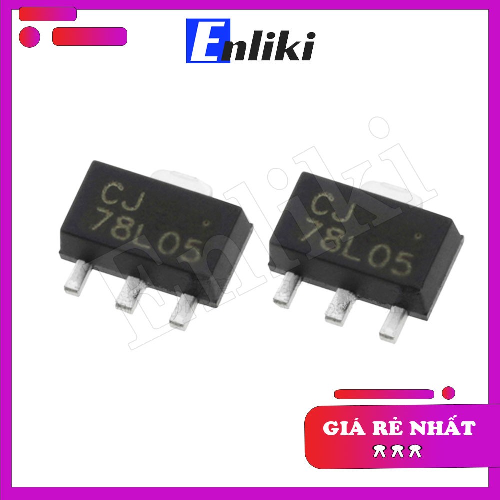 [Mã ELHADEV giảm 4% đơn 300K] Ic ổn áp 78L05 Sot89 100ma 5v