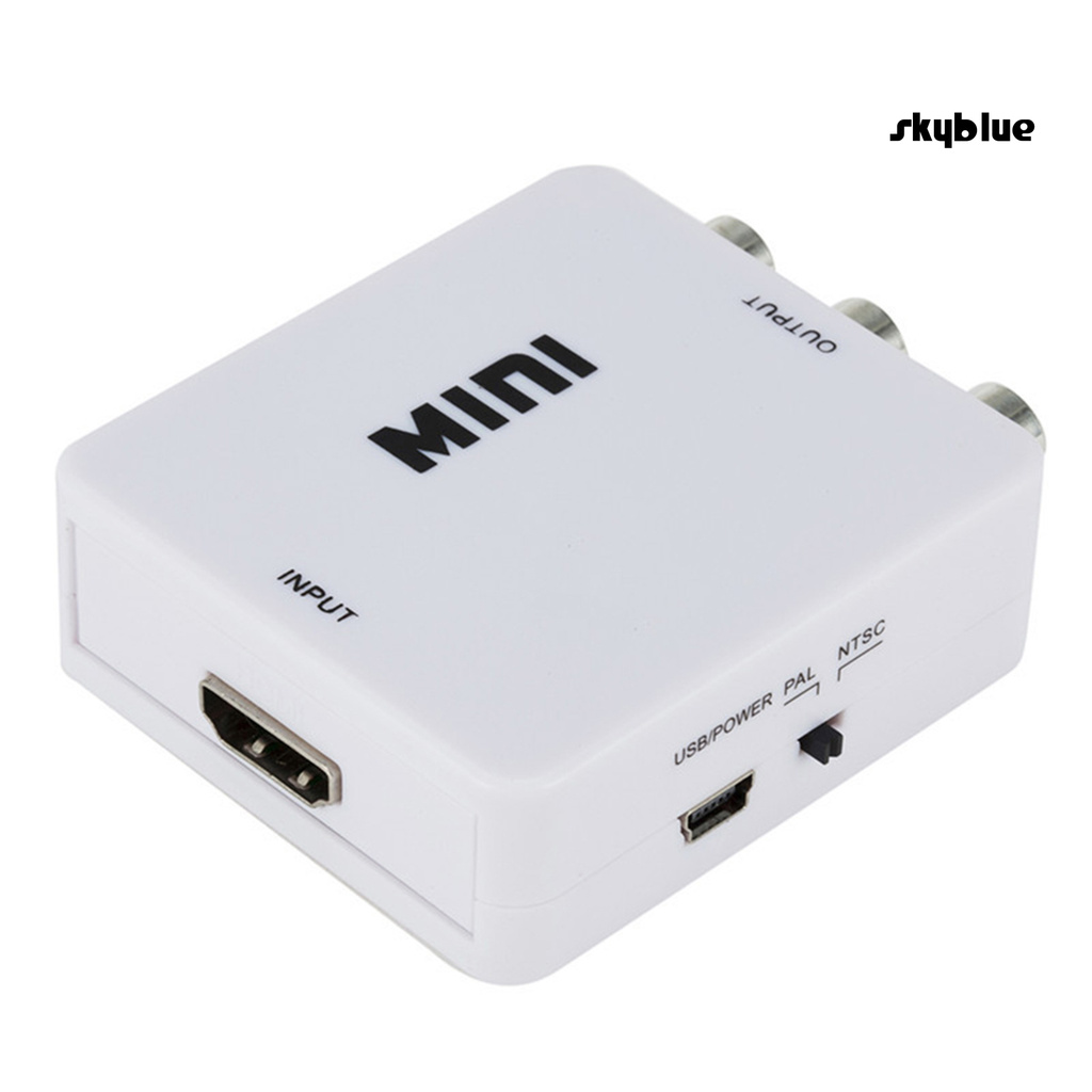 Hộp Chuyển Đổi Mini Full Hd 1080p Hdmi-Compatible Sang Av Rca