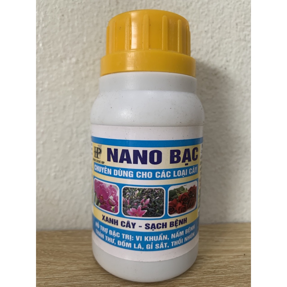Nano bạc Nông Dươc HP hỗ trợ đặc trị vi khuẩn, thán thư, đốm lá, gỉ sắt, thối nhũn 100ml