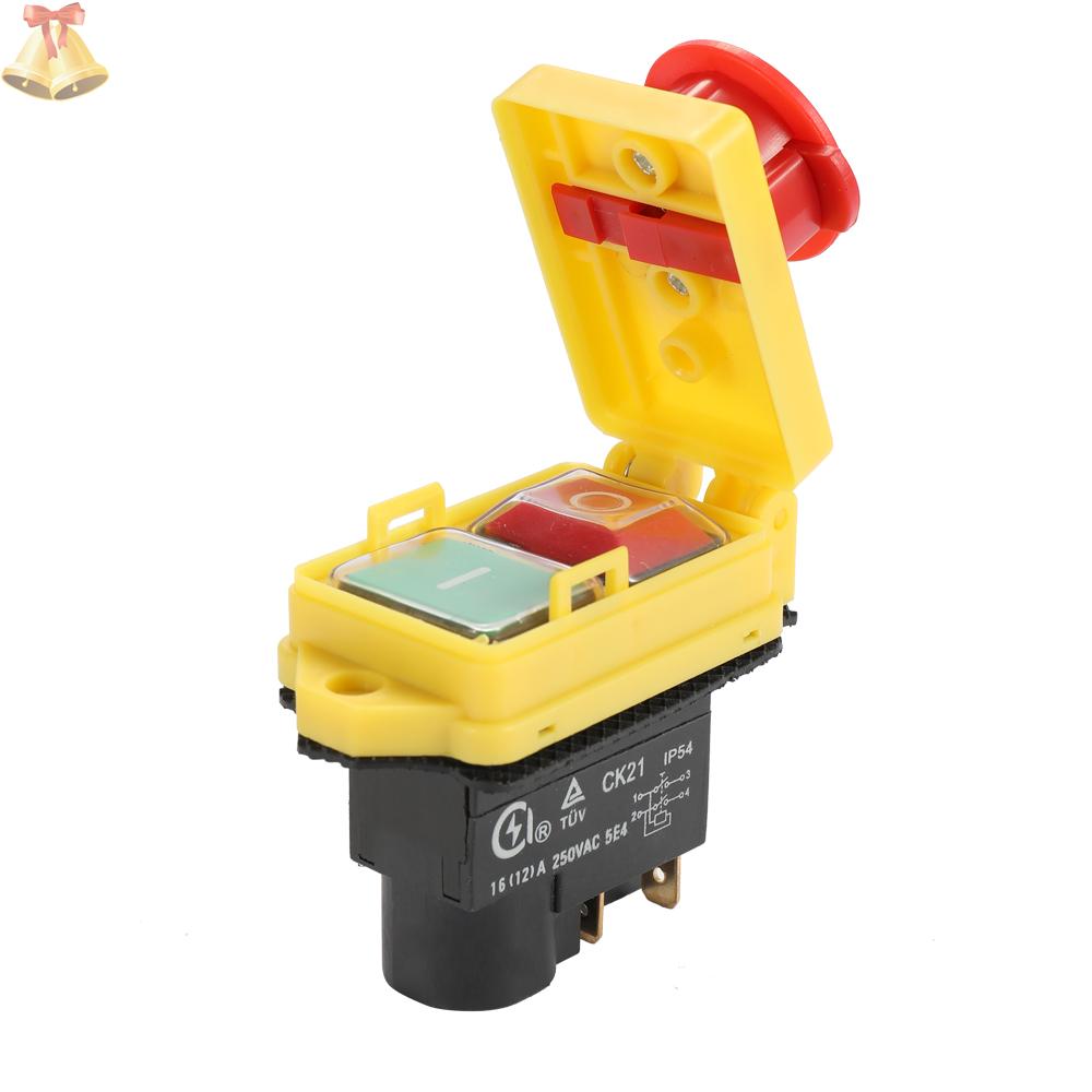 Công Tắc Điện Từ Ck21D / 250v Chống Nước / Bụi Bẩn / Côn Trùng Khẩn Cấp 250-v