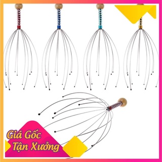 Cây massage đầu giảm stress phê đến lạ cả boss cũng khoái