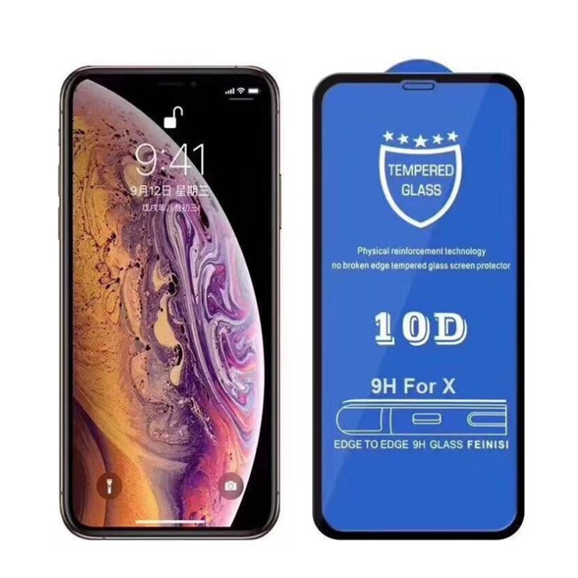 Kính cường lực 10D phù hợp cho các dòng iphone, kính cường lực full màn, miếng dán màn hình - SONA offical