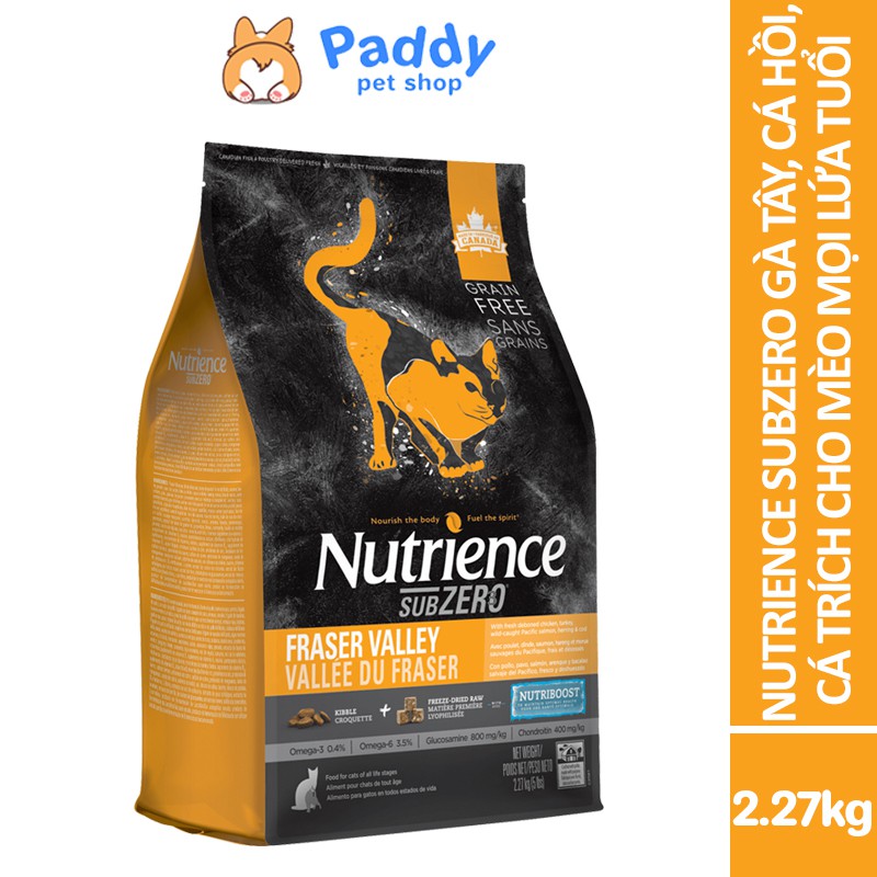 Hạt Nutrience SubZero Cho Mèo Mọi Độ Tuổi (Nhập khẩu Canada)