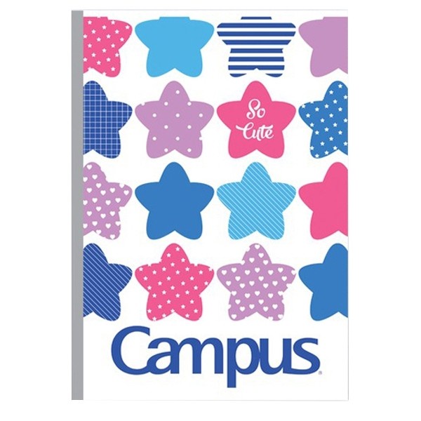 Vở Campus Hình Trái Tim, Ngôi Sao 80 Trang - Kẻ Ngang - NB-BSCT80