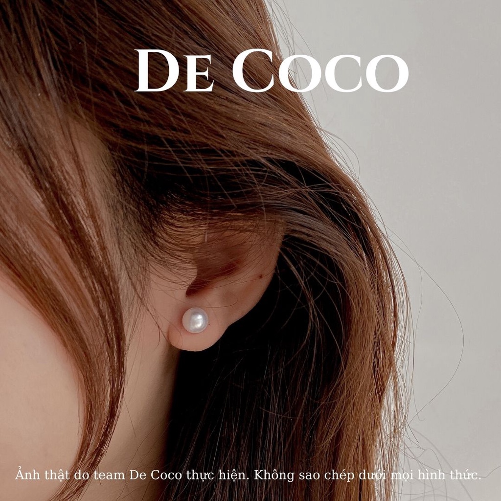 Khuyên tai ngọc trai nhân tạo Basic Pearl De Coco decoco.accessories