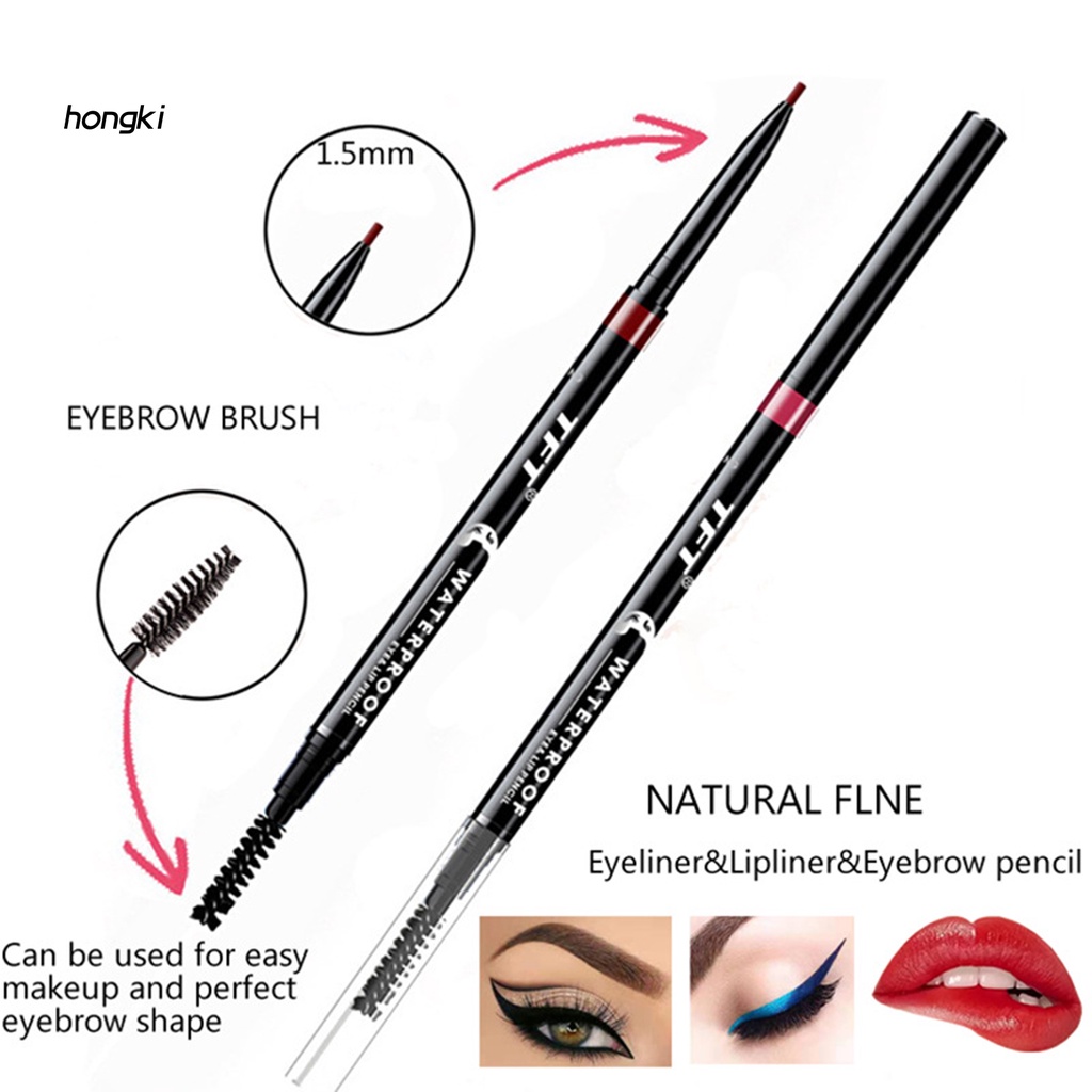 Chì kẻ viền môi kiêm kẻ mắt hai đầu xoay tự động tiện lợi
 | BigBuy360 - bigbuy360.vn