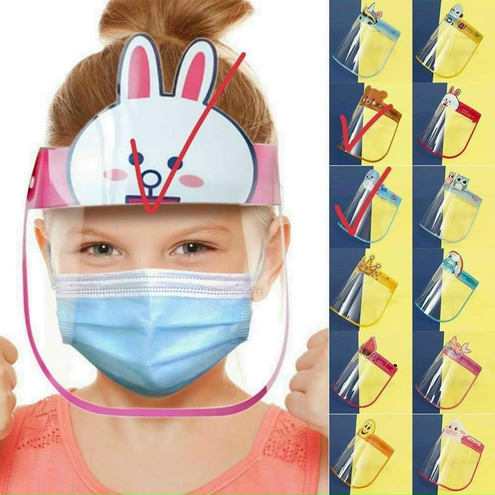 TẤM CHẮN Face shield Mặt Nạ Bảo Hộ Y Tế Chống Dịch, Chống Giọt Bắn, Bụi Trong Suốt Nhựa PET, Khẩu Trang Nhựa