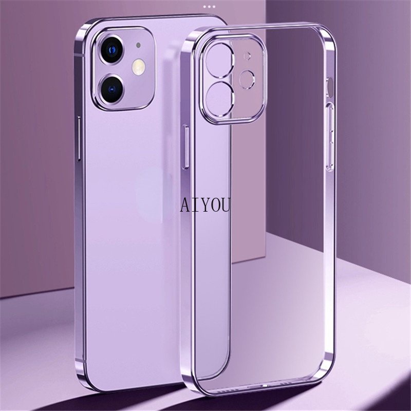 Ốp điện thoại silicon mạ điện dáng vuông cổ điển sang trọng cho For iPhone 14 Pro Max 13 12 11 Pro Max iPhone X XS XR 78Plus SE2020