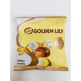 KẸO SOCOLA KONTI BÔNG HUỆ VÀNG GOLDEN LILY 500G/ KẸO BÔNG HUỆ VÀNG