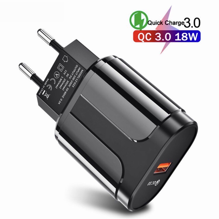 Củ sạc nhanh 5V-3A hỗ trợ Quick Charge 3.0