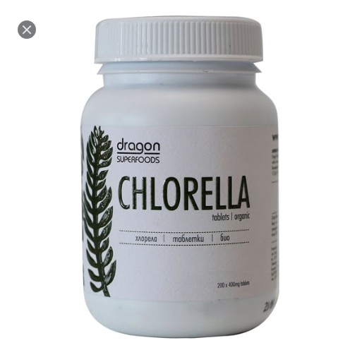 Viên tảo lục Chlorella hữu cơ 200 viên Dragon Superfood